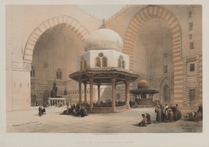 Egypt & Núbie, svazek III, č. 8: Mešita sultána Hassana, Káhira od Louis Haghe