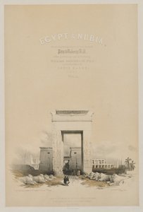 Egypt a Núbie: Frontispiece Volume V, 1849. od Louis Haghe