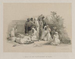 Egypt a Núbie, svazek III: Na trhu s otroky v Káhiře od Louis Haghe