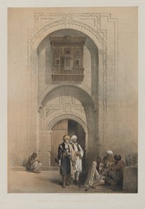 Egypt a Núbie, svazek III: Moderní sídlo, zobrazující arabskou architekturu Káhiry od Louis Haghe