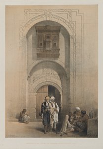 Egypt a Núbie, svazek III: Moderní sídlo, zobrazující arabskou architekturu Káhiry, 1849. od Louis Haghe