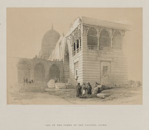 Egypt a Núbie, svazek III: Jedna z hrobek Chalífů, Káhira, 1848. od Louis Haghe
