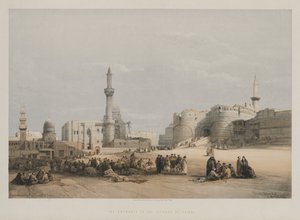 Egypt a Núbie, Volume III: The Entrance to the Citadela of Cairo, 1849. od Louis Haghe