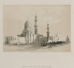 Egypt a Núbie, svazek III: Hrobky chalífů-Káhira. Mešita Ayed Be[y] od Louis Haghe