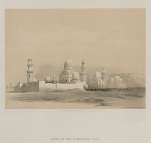Egypt a Núbie, svazek III: Hrobky Memlooků, Káhira, 1849. od Louis Haghe