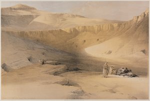 Egypt a Núbie, svazek II: Vchod do hrobek králů Théb, Bab-El-Malouk od Louis Haghe