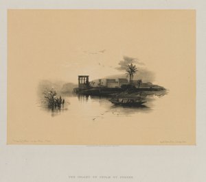 Egypt a Núbie, svazek II: Ostrov Philae, na Nilu, Núbie, 1847. od Louis Haghe