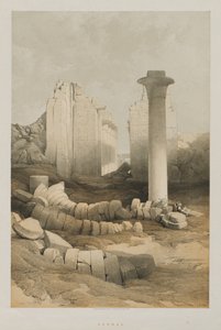 Egypt a Núbie, svazek II: Karnak, 1848. od Louis Haghe