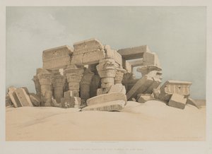 Egypt a Núbie, svazek II: Kom-Ombo, 1846. od Louis Haghe