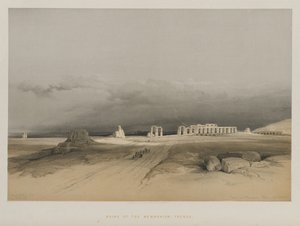 Egypt a Núbie, svazek II: Ruiny Memnonia, Théby od Louis Haghe
