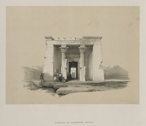 Egypt and Nubia, Volume II: Temple of Dandour, Nubia, 1848. od Louis Haghe