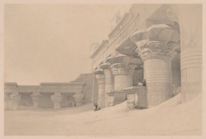 Egypt a Núbie: svazek I – č. 10, Edfou, 1838. od Louis Haghe