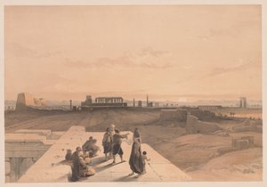 Egypt a Núbie: svazek I - č. 38, Ruiny Karnaku od Louis Haghe