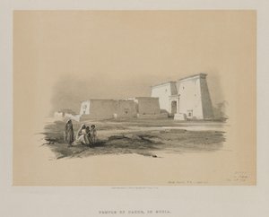 Egypt a Núbie, svazek I: Dakke, v Núbii od Louis Haghe