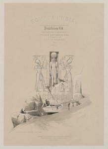 Egypt a Núbie, svazek I: Frontispis od Louis Haghe