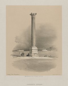 Egypt a Núbie, svazek I: Pompeiův sloup, Alexandrie od Louis Haghe
