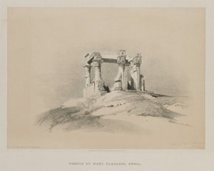 Egypt a Núbie, svazek I: Chrám Wadyho Kardassyho v Núbii od Louis Haghe