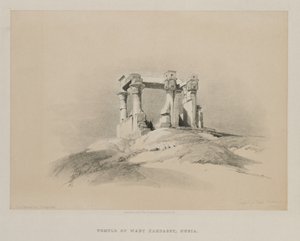 Egypt a Núbie, svazek I: Chrám Wadyho Kardassyho v Núbii, 1846. od Louis Haghe