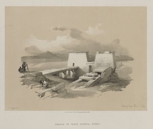 Egypt and Nubia, Volume I: Temple of Wady Saboua, Nubia, 1846. od Louis Haghe