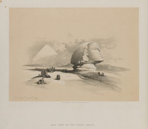 Egypt a Núbie, svazek I: Velká sfinga, pyramidy Gezeeh od Louis Haghe