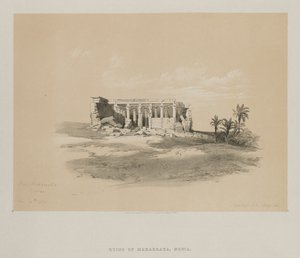 Egypt a Núbie, svazek I: Wady Maharraka, Núbie, 1846. od Louis Haghe