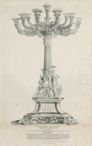 Liam Hall - Chandelebra: Litografie, 1832 od Louis Haghe