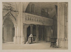 Náčrtky v Belgii a Německu, svazek I: Nönnbergský klášter, Salzburg, 1840. od Louis Haghe
