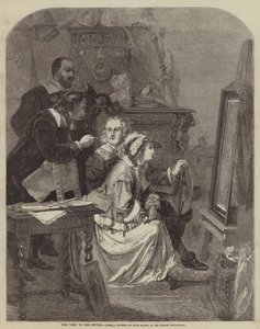 Návštěva ve studiu od Louis Haghe