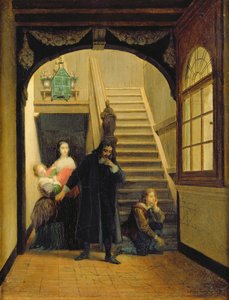 Scéna z mládí Blaise Pascala (1623-62) 1860-70