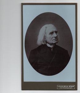 Franz Liszt (1811-1886) (1880, fotografie) od Louis Held