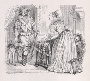 The Hunt from The Complete Works of Béranger, 1836. Tvůrci: Louis-Henri Brevière, Cesar-Auguste Hebert. od Louis Henri Brevière, Cesar Auguste Hebert