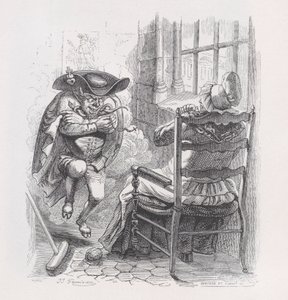 The Little Red Man from The Complete Works of Béranger, 1836. Tvůrci: Louis-Henri Brevière, Cesar-Auguste Hebert. od Louis Henri Brevière, Cesar Auguste Hebert