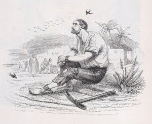 The Swallows from The Complete Works of Béranger, 1836. Tvůrci: Louis-Henri Brevière, Cesar-Auguste Hebert. od Louis Henri Brevière, Cesar Auguste Hebert