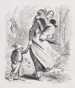 Jeanne, rusovláska z The Complete Works of Béranger, 1836.