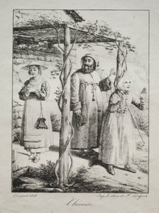 Poustevník, 1818. od Louise Marie Jeanne Hersent