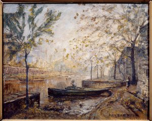 Riverside. Obraz Louise Carranda (1821-1899) od Louis Hilaire Carrand
