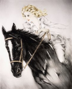 Jezdkyně od Louis Icart