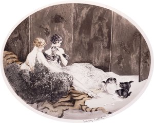Rozlité mléko od Louis Icart