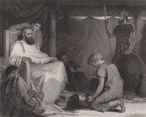 David přivedl před Saula od Louis John Rhead