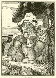 Giant Despair (rytina) od Louis John Rhead