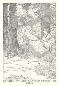 Ilustrace k Heidi od Johanny Spyri (litografie) od Louis John Rhead