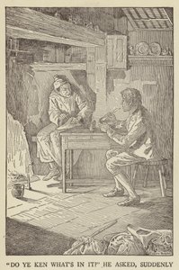 Ilustrace k filmu Uneseno od Roberta Louise Stevensona od Louis John Rhead