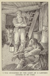 Ilustrace k filmu Uneseno od Roberta Louise Stevensona od Louis John Rhead