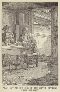 Ilustrace k filmu Uneseno od Roberta Louise Stevensona od Louis John Rhead