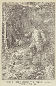 Ilustrace k filmu Uneseno od Roberta Louise Stevensona od Louis John Rhead