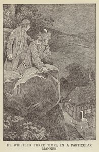 Ilustrace k filmu Uneseno od Roberta Louise Stevensona od Louis John Rhead