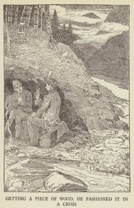 Ilustrace k filmu Uneseno od Roberta Louise Stevensona od Louis John Rhead