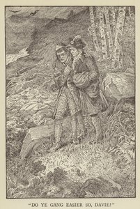 Ilustrace k filmu Uneseno od Roberta Louise Stevensona od Louis John Rhead