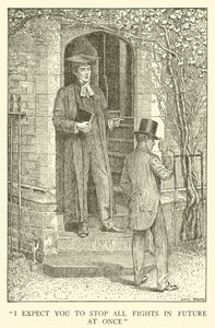 Ilustrace pro Tom Brown’s School-Days (rytina) od Louis John Rhead