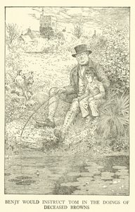 Ilustrace pro Tom Brown’s School-Days (rytina) od Louis John Rhead